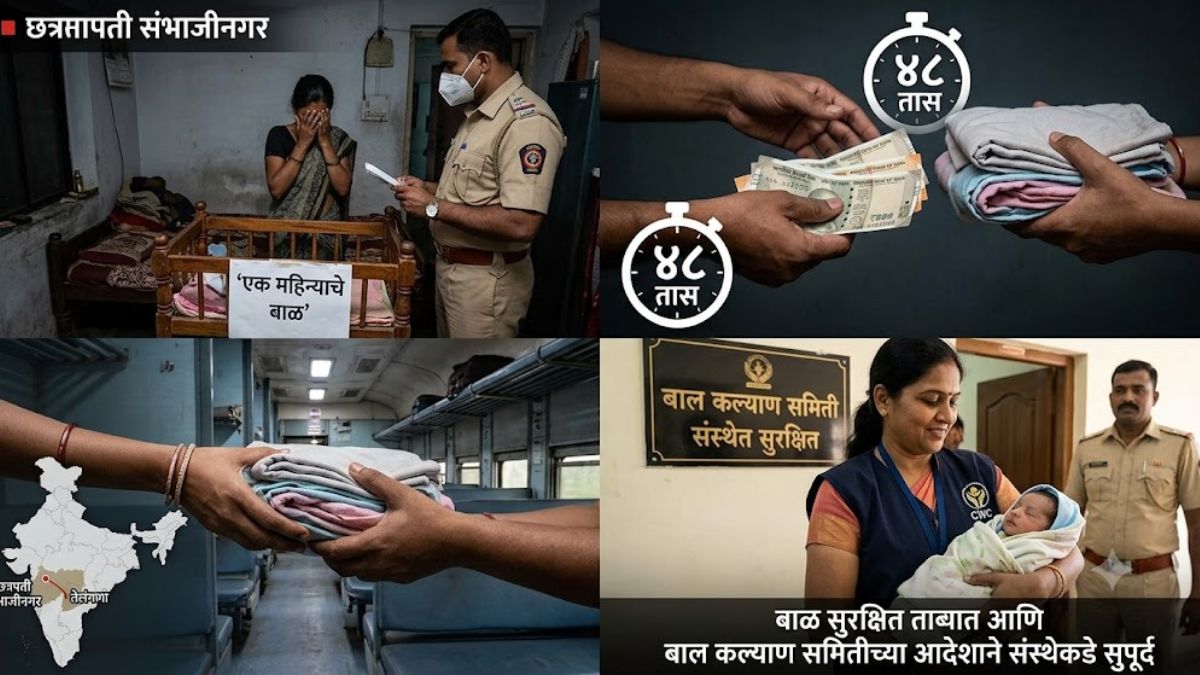 Crime News: ‘लिव्ह-इन’मधून जन्मलेल्या बाळाचे तीन व्यवहार; ४८ तासांत चार हातांतून तेलंगणापर्यंत प्रवास