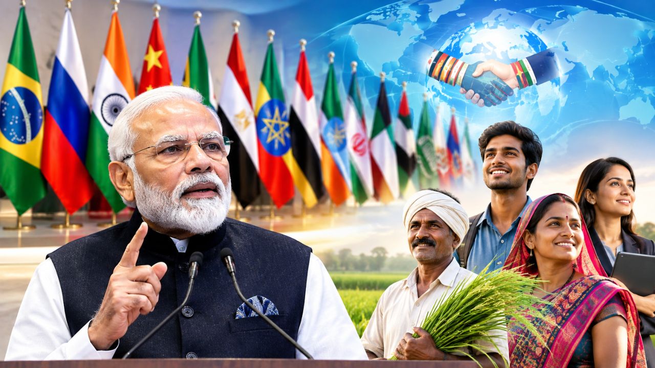 आता युवा, शेतकरी, महिलांना मिळणार 21 देशांचं सहकार्य; BRICS परिषदेत PM Modi चा मोठा प्लॅन