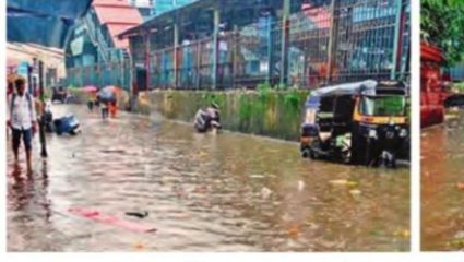Vasai Virar Heavy Rain : बाप्पाच्या स्वागताला पावसाचे विघ्न! वसई-विरारमध्ये गुडघाभर पाणी; पुढील काही दिवस…