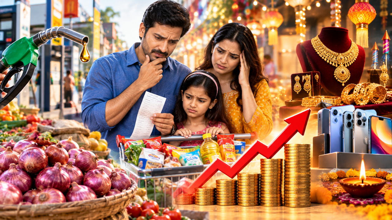 Inflation Rate : ही Diwali खिशावर भारी! पेट्रोलपासून कांद्यांपर्यंत सोन्यापासून स्मार्टफोनपर्यंत… अरे देवा सगळंच महागणार?