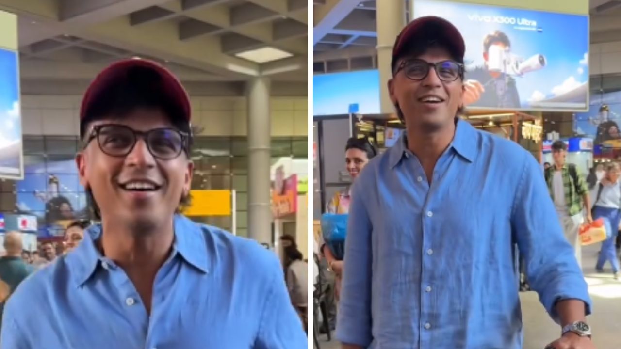 Abhijeet Sawant: २१ वर्षांनंतरही ‘मोहब्बतें लुटाऊँगा’ची क्रेझ कायम; पॅपाराझींच्या आग्रहाखातर अभिजीतने विमानतळावर गायल्या दोन ओळी