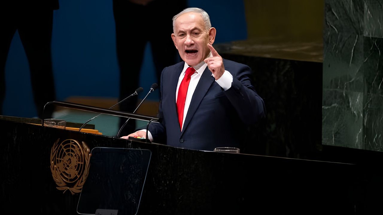 Benjamin Netanyahu UN : ‘गाझामधील नरसंहाराचा आरोप म्हणजे शतकातील सर्वात मोठे खोटे’; संयुक्त राष्ट्रांत नेतान्याहूंचा रोखठोक हल्ला