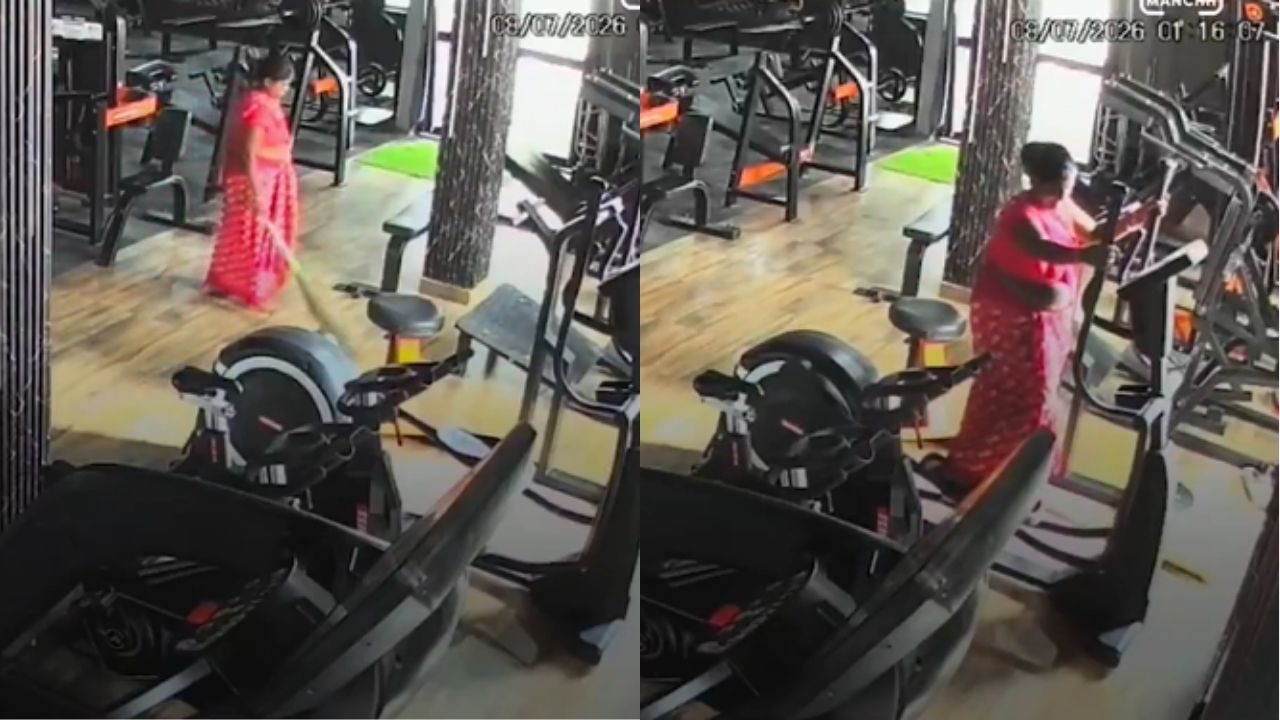 Viral Video: उद्यापासून नक्की जिमला जाईन असे बोलणाऱ्यांनी ‘हा’ व्हिडिओ नक्की पाहा!!! तुम्हीही थक्क व्हाल
