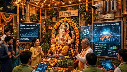 Ganeshotsav 2026: गणेशोत्सवात AIची एंट्री! आमंत्रण पत्रिकेपासून सजावटीपर्यंत ‘बाप्पाच्या स्वागतासाठी’ AI करणार मदत