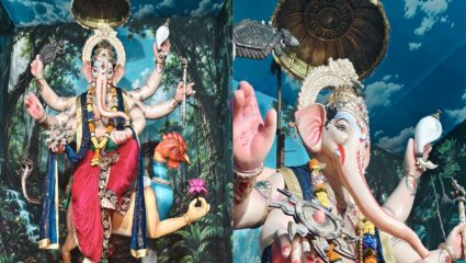 Ganeshotsav 2026 : 22 वर्षांची श्रद्धा अन् परंपरा! ‘चेंबूरचा सम्राट’ गणेशोत्सवात नवगुंजराचे अद्भुत रूप ठरतेय आकर्षण
