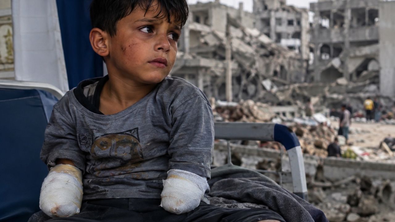 Gaza Horror : गाझातील चिमुकल्यांचे हात-पाय गेले; युद्धाच्या जखमा आयुष्यभराच्या