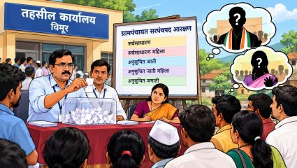 Chandrapur News: ग्रामपंचायत निवडणुकीपूर्वी चिमूरमध्ये मोठी घडामोड! सरपंचपदाचे आरक्षण जाहीर, कुणाला धक्का तर कुणाला संधी?