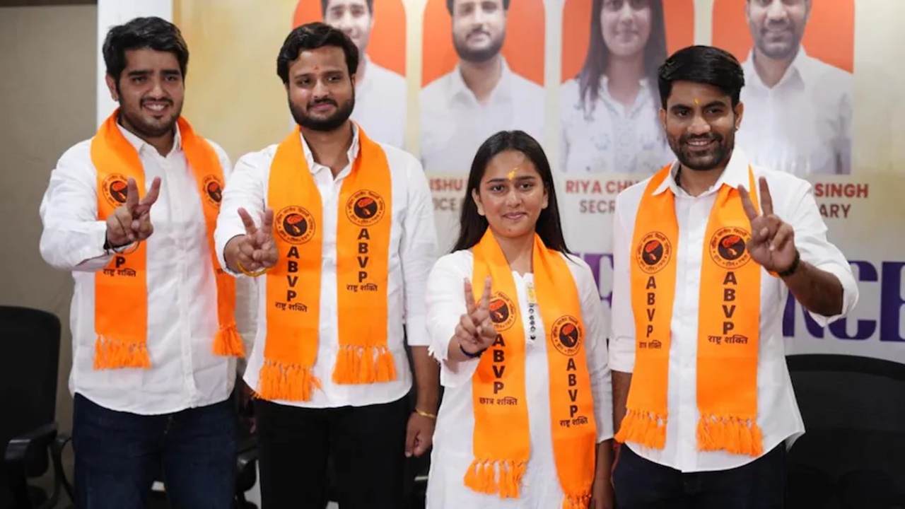 DUSU Election Result 2026: DUSU निवडणुकीत ABVPचे यश; अध्यक्ष, सचिव अन् संयुक्त सचिवपद जिंकले, उपाध्यक्षपदी दीपांशु शौकीन