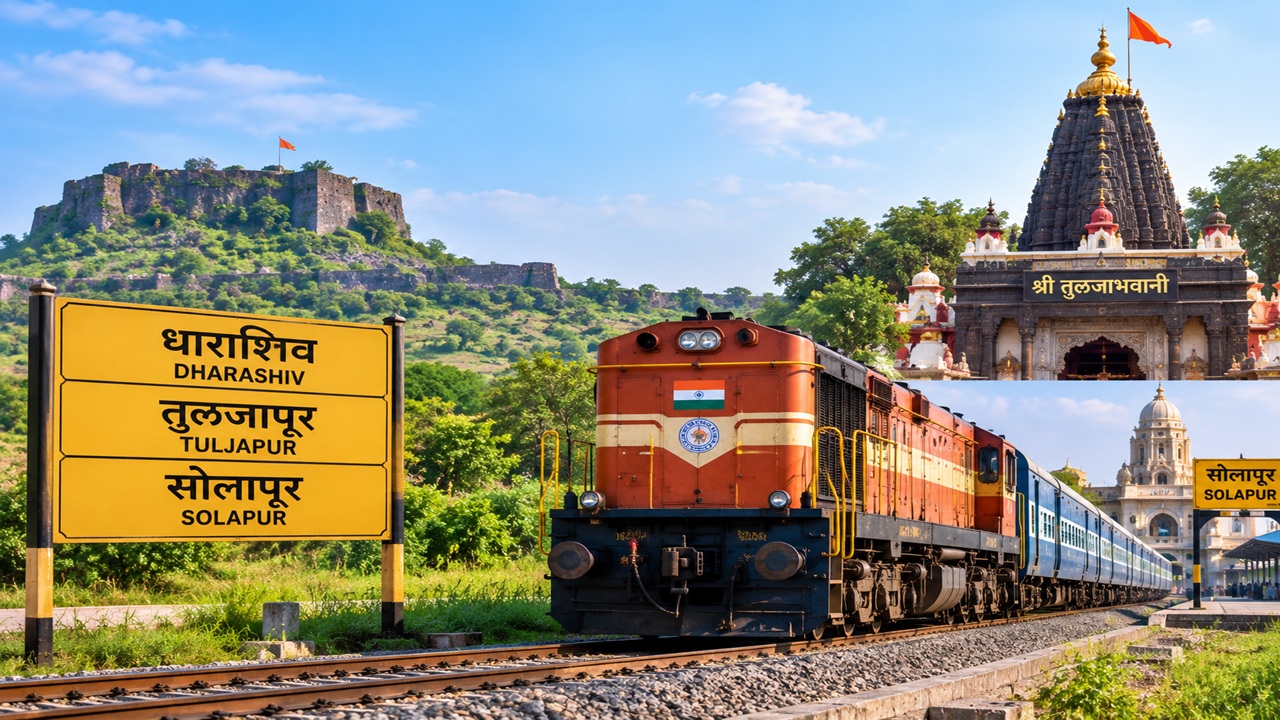 Dharashiv Railway Project: धाराशिव–तुळजापूर–सोलापूर रेल्वेमार्गाला 240 कोटींचे बळ; राज्याच्या हिश्श्याचा निधी मंजूर