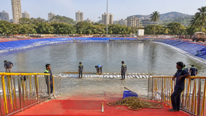 Ganeshotsav 2026 : Mira Bhayandar मध्ये गणेशमूर्ती विसर्जनासाठी 24 ठिकाणी व्यवस्था; 19 कृत्रिम अन् ५ नैसर्गिक जलस्रोतांचा समावेश