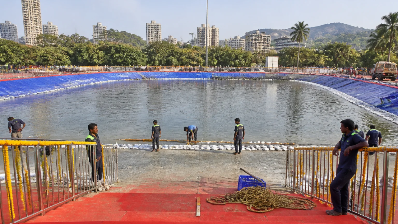 Ganeshotsav 2026 : Mira Bhayandar मध्ये गणेशमूर्ती विसर्जनासाठी 24 ठिकाणी व्यवस्था; 19 कृत्रिम अन् ५ नैसर्गिक जलस्रोतांचा समावेश