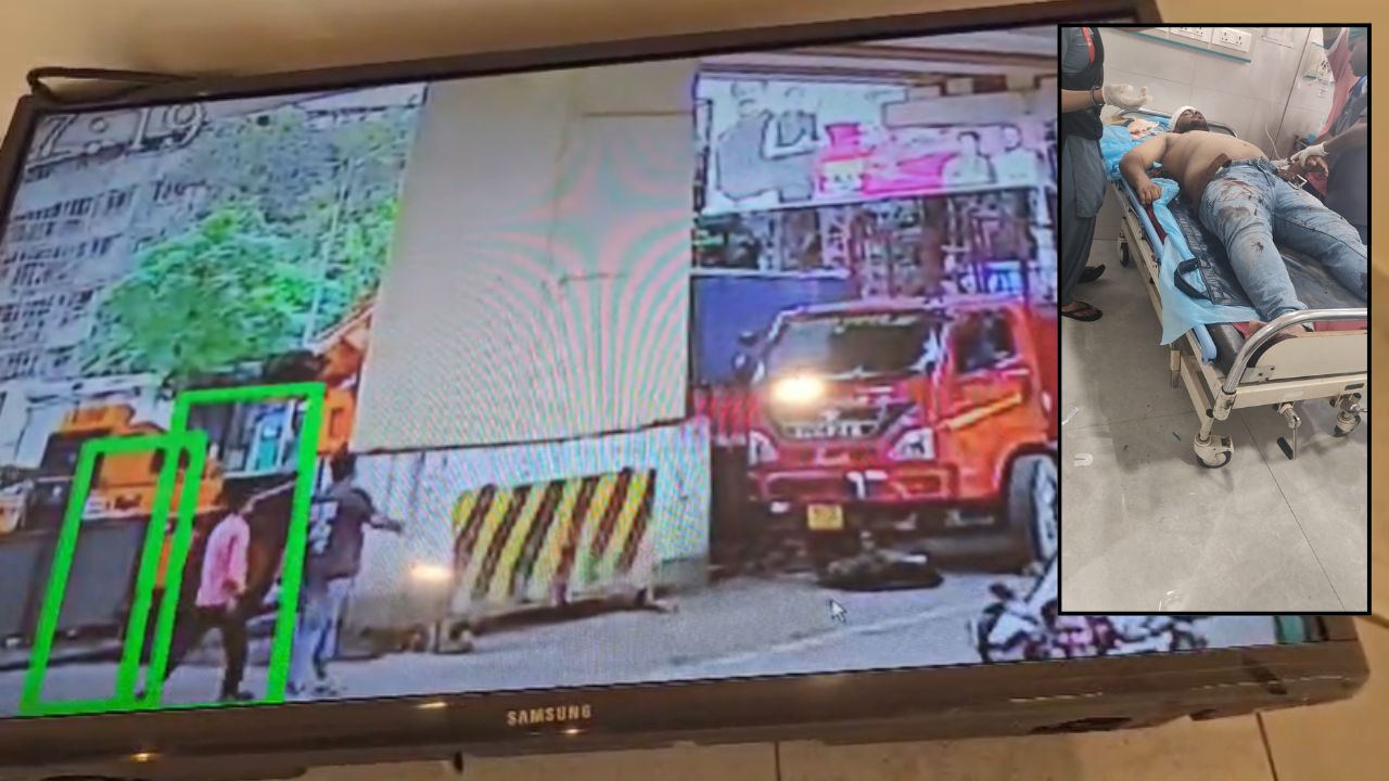 Exclusive: काशिमीरात मेट्रो ब्रिजखाली थरार! तरुणाच्या अंगावर कोसळला सिमेंटचा ब्लॉक; घटनेचा थरारक CCTV व्हिडिओ ‘नवराष्ट्र’च्या हाती