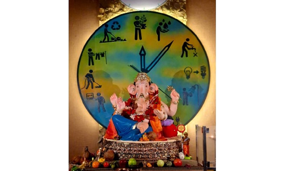 ‘1 मिनिट निसर्गासाठी, उज्ज्वल भविष्यासाठी’; ‘शिवाजी पार्कचा विघ्नहर्ता’ देतोय मोलाचा संदेश