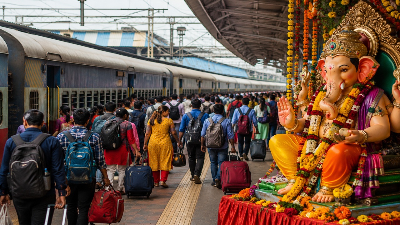 Ganapati Special Trains: गणपतीला कोकणात जाणाऱ्यांसाठी खूशखबर! ९ सप्टेंबरपासून २६२ विशेष ट्रेन फेऱ्या, जाणून घ्या वेळापत्रक