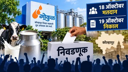 Gokul Milk Union Election 2026: कोणाची सत्ता येणार? ‘गोकुळ’च्या 25 जागांसाठी निवडणूक; 18 ऑक्टोबरला मतदान, तर 19 ऑक्टोबरला निकाल