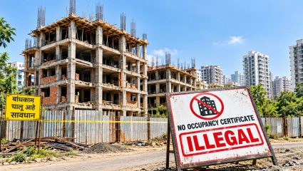 Nagpur News : ओसीविना ३ हजार इमारती; बिल्डरांना नोटिसांचा दणका