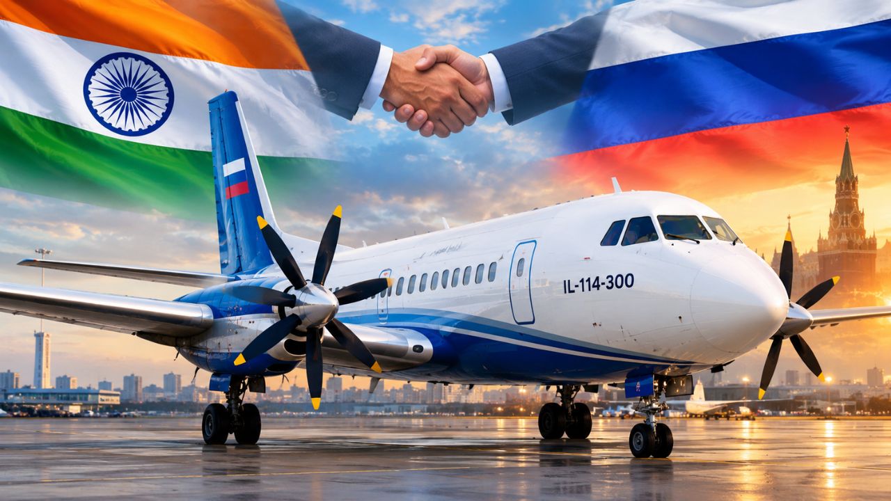Russia-India Aviation : रशियाचं विमान भारताच्या आकाशात! Il-114-300 च्या १०५ विमानांचा मेगा प्लॅन