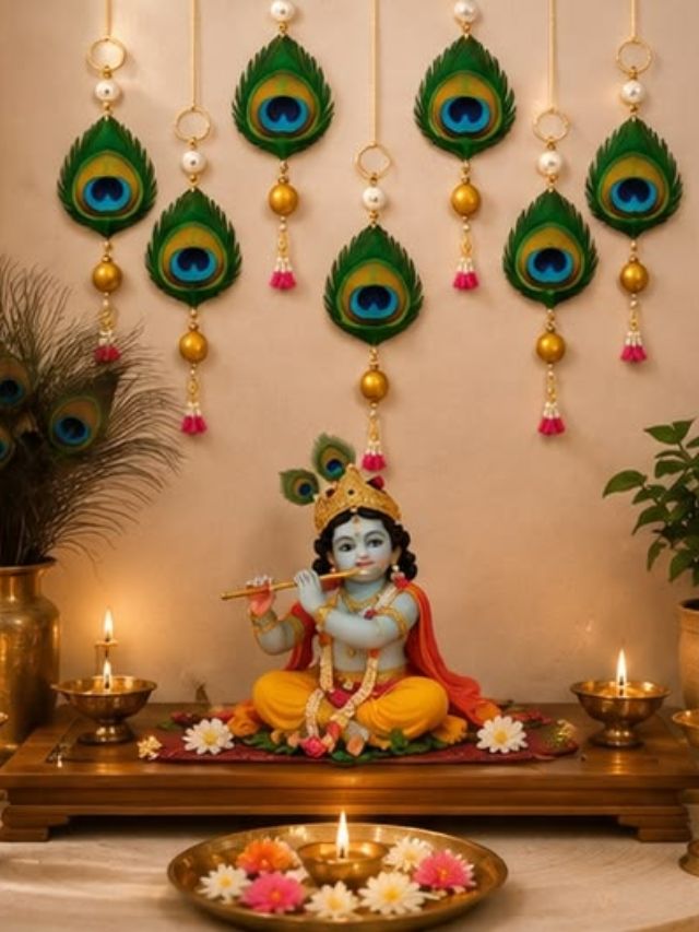 कृष्ण जन्माष्टमीसाठी घर सजवण्याच्या सुंदर आणि सोप्या कल्पना