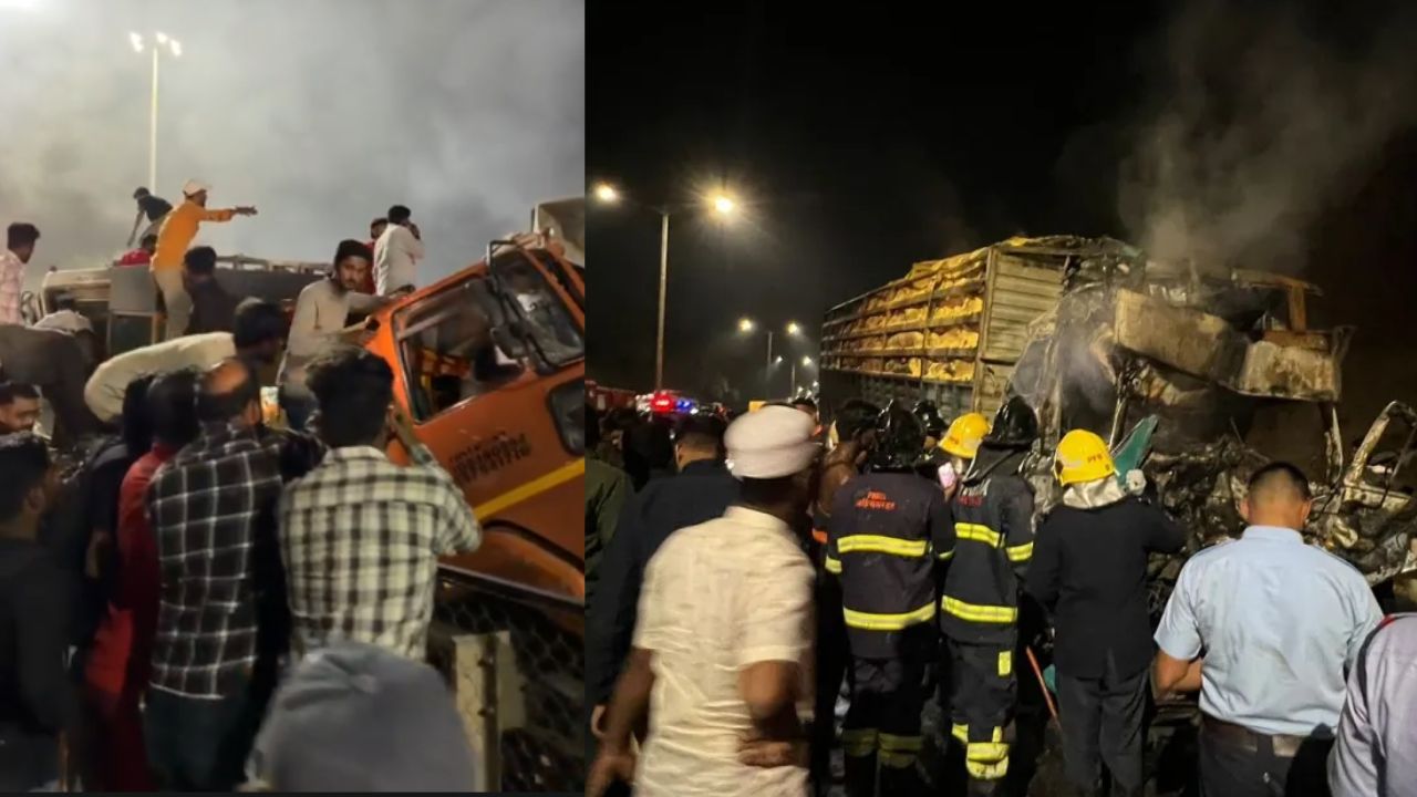 Navale Bridge Accident: नवले पुलाजवळ पुन्हा थरार! ट्रकचे ब्रेक फेल अन्