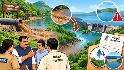 Raigad News: शार्लोट लेकचा गाळ नदीत सोडल्याने खळबळ! मोरबे धरणाच्या जलसाठ्याला धोका? नवी मुंबई महापालिका संतापली