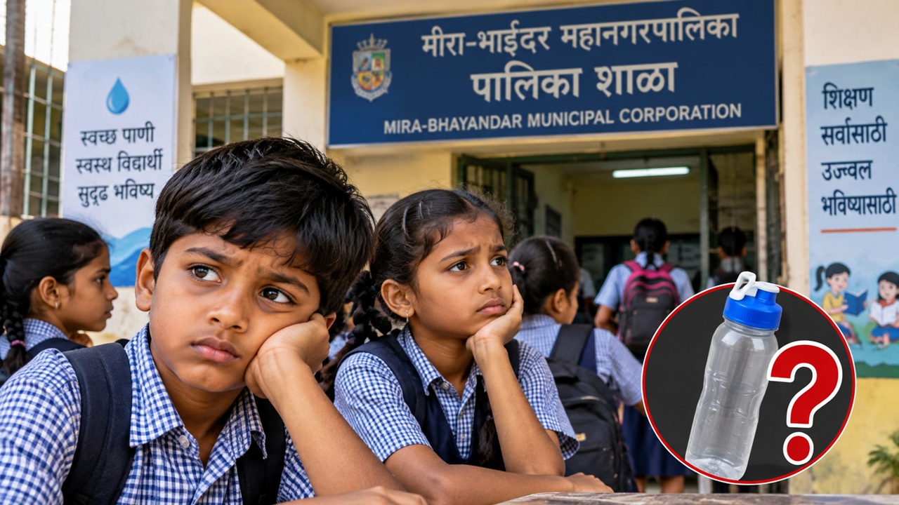 Mira Bhayandar Schools: चार महिने उलटले, तरी विद्यार्थ्यांच्या हातात पाण्याची बाटली नाही! महापालिका शाळांचा ढिसाळ कारभार