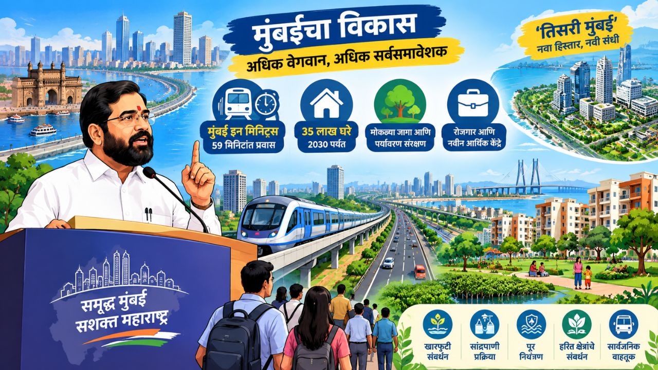‘मुंबई इन मिनिट्स’! ५९ मिनिटांचा प्रवास, ३५ लाख घरे अन् नव्या रोजगार केंद्रांचा आराखडा; उपमुख्यमंत्र्यांनी मांडली रूपरेषा