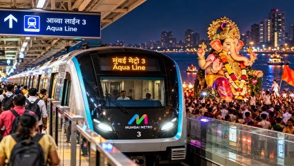 Mumbai Metro 3: अनंत चतुर्दशीला मुंबईकरांचा प्रवास होणार सोपा; Aqua Line ची सेवा रात्रभर राहणार सुरू