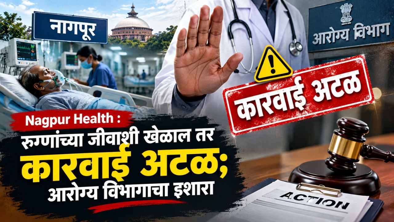 Nagpur Health : रुग्णांच्या जीवाशी खेळाल तर कारवाई अटळ; आरोग्य विभागाचा इशारा