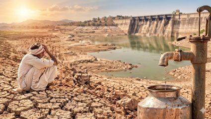 Nagpur District : पावसाने पाठ फिरवली, धरणे आटली; पाच प्रमुख जलाशयांत केवळ ६१% पाणीसाठा
