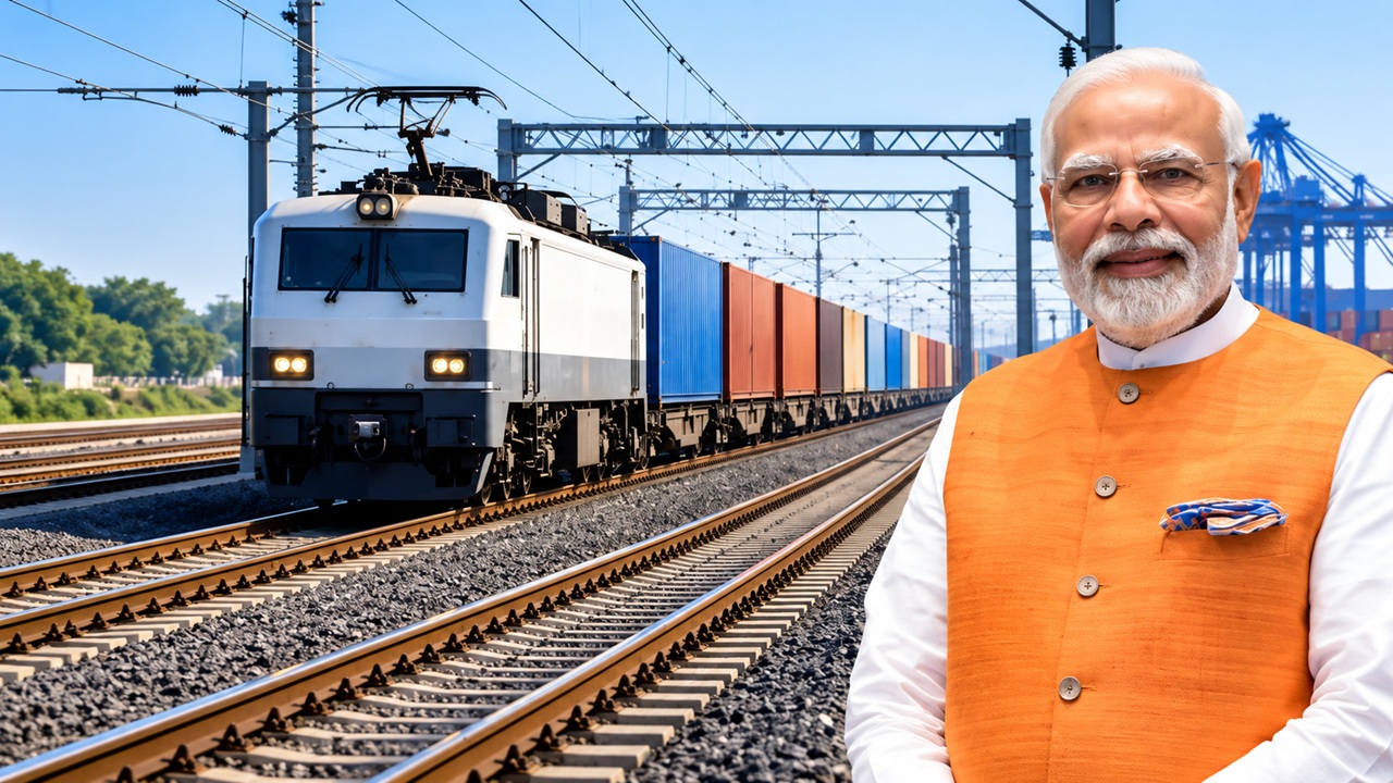 PM Narendra Modi: उत्तर भारत थेट JNPA बंदराशी जोडणार; २०,७०० कोटींच्या WDFCच्या ३ टप्प्यांचे आज मोदींच्या हस्ते लोकार्पण