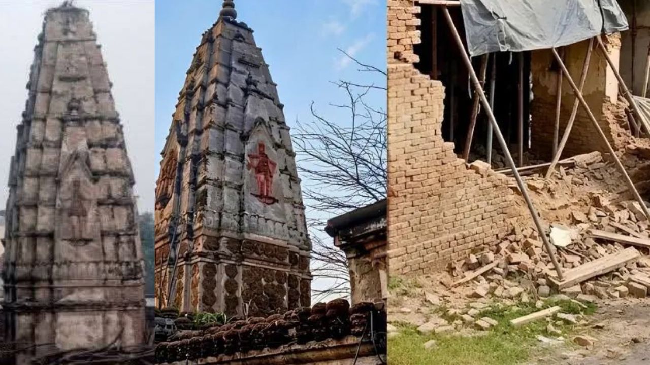 Pakistan News : पाकिस्तानची नापाक हरकत! नरोवालमध्ये शतकाहून जुने मंदिर जमीनदोस्त; भारताकडून कडक कारवाईची मागणी