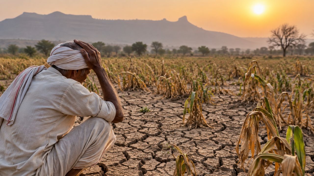 Nashik Farmers: बळीराजाची चिंता वाढली! शेतीपिकांवर संकट, ५४ कृषी मंडळांत तीन आठवड्यांहून अधिक पाऊस गायब