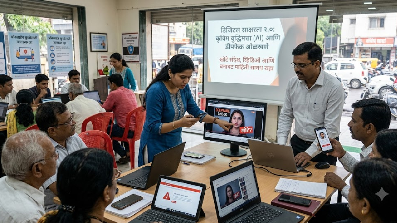 पुणेकरांनो सावध व्हा! बनावट ऑडिओ-व्हिडिओ अन् फेक वेबसाईट ओळखा; हीच आहे नवी ‘डिजिटल साक्षरता’