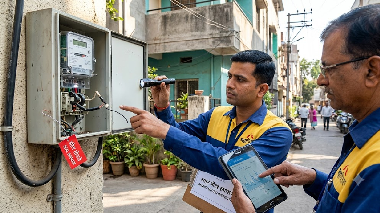 स्मार्ट मीटरला ‘चकवा’ देणे महागात; १९ वीजचोरांवर गुन्हे, नऊ प्रकरणांत १२.४१ लाखांची दंडात्मक आकारणी