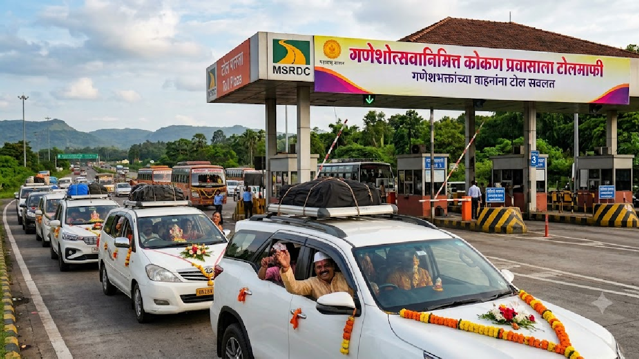 Kokan Ganeshotsav: कोकणवासीयांना मोठं गिफ्ट! गणेशोत्सवात ‘या’ महामार्गांवर टोलमाफी जाहीर