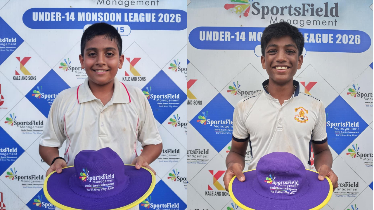 Sportsfield Monsoon League: सलग दोन विजय! १४ वर्षांखालील लीगमध्ये ‘क्रिकेट नेक्स्ट ॲकॅडमी’चा दमदार परफॉर्मन्स