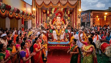 Ganeshotsav 2026: यवतमाळ जिल्ह्यात ढोल-ताशांच्या गजरात बाप्पांचे उत्साहात आगमन