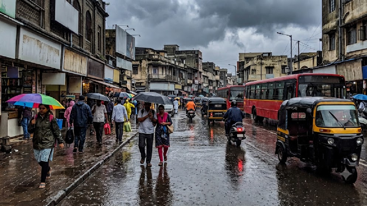 Pune Rain Alert: काळ्या ढगांची दाटी अन् पुण्यात अक्षरश: ‘कोसळ’धार; उद्याचा अलर्ट काय?