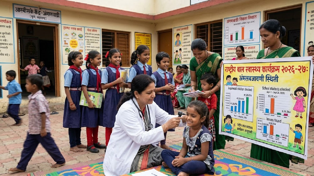 महाराष्ट्रातील बालकांच्या आरोग्याचा ‘रिअ‍ॅलिटी चेक’! ९४ लाखांची तपासणी, ६.५८ लाख मुलांमध्ये आरोग्य समस्या