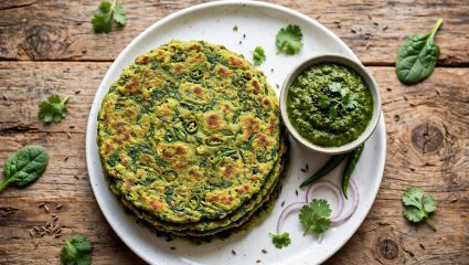 Palak-Besan Chilla: रोजच्या नाश्त्याला द्या हेल्दी ट्विस्ट! झटपट बनवा पालक-बेसन चिला; चव लागेल एकदम झकास; वाचा सोपी रेसिपी