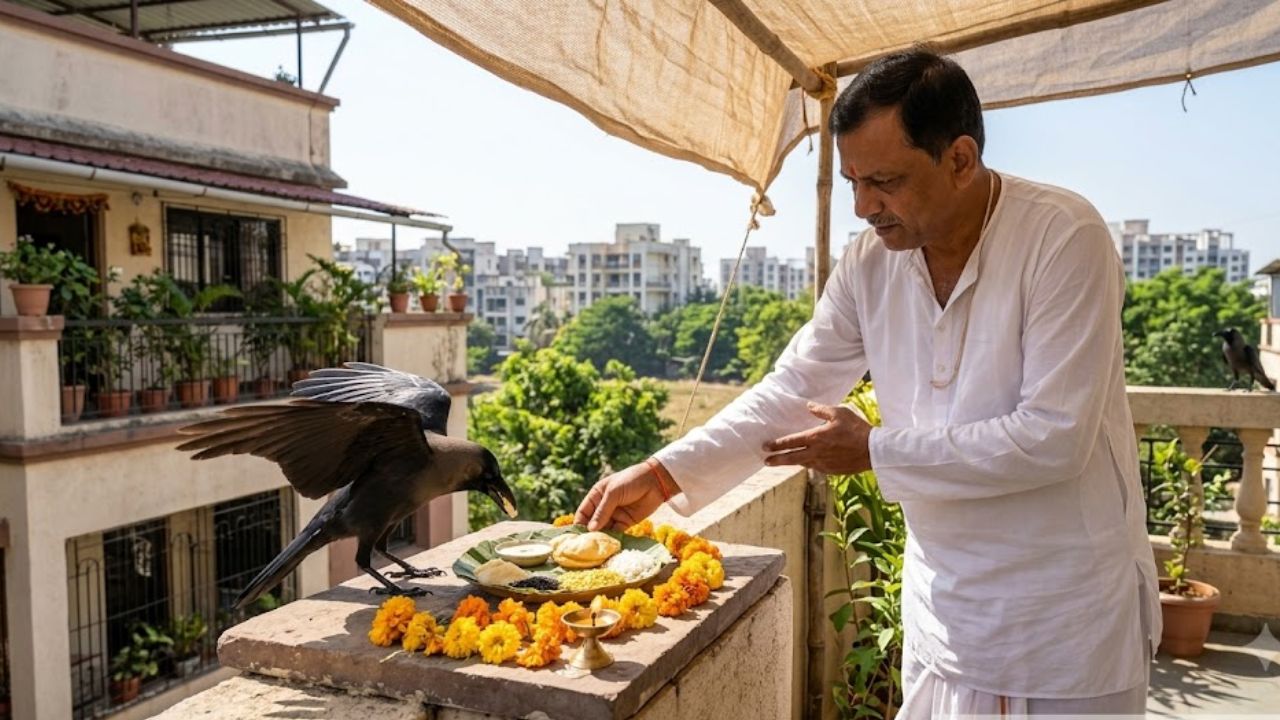 Pitru Paksha: श्राद्धाचे अन्न कावळ्यालाच का दिले जाते? काय आहे यामागील परंपरा जाणून घ्या