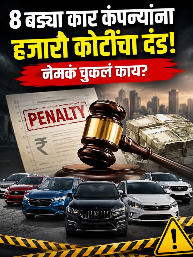 8 बड्या कार कंपन्यांना हजारो कोटींचा दंड! नेमकं चुकलं काय?