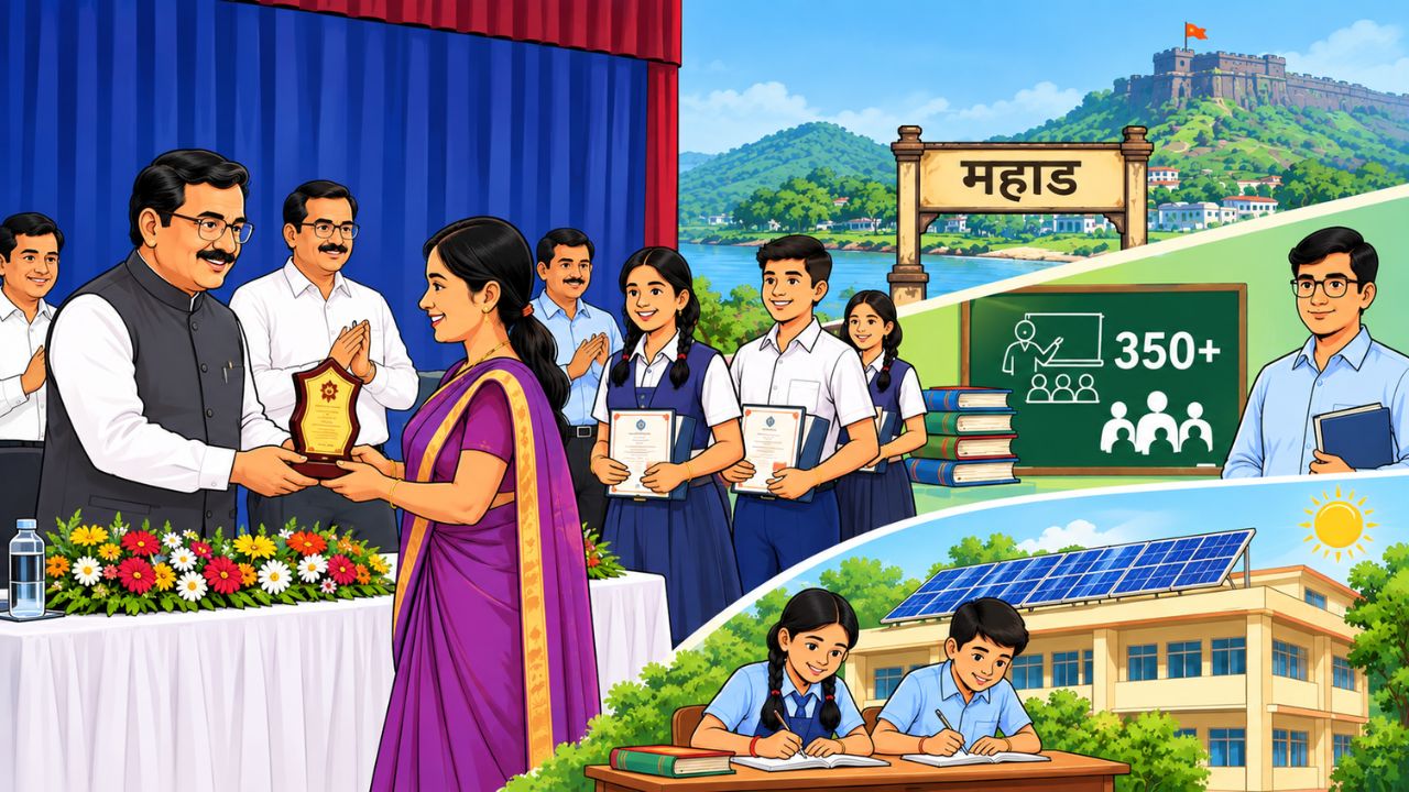 Raigad News: महाडमध्ये प्रथमच जिल्हा परिषदेचा भव्य शैक्षणिक सोहळा; १६ आदर्श शिक्षकांसह ३२२ गुणवंत विद्यार्थ्यांचा होणार गौरव