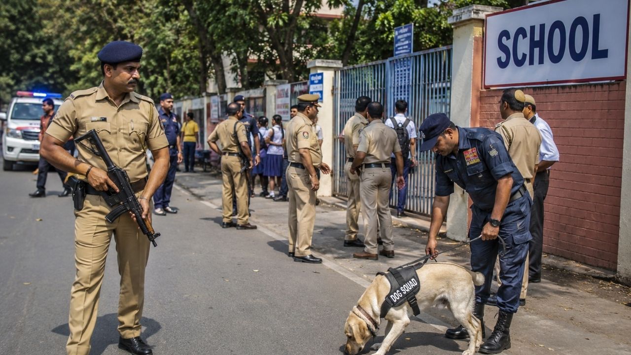 Nagpur Bomb Threat : बॉम्बस्फोटाच्या धमकीने खळबळ; शाळांसमोर पोलिसांचा तळ, युद्धपातळीवर तपास