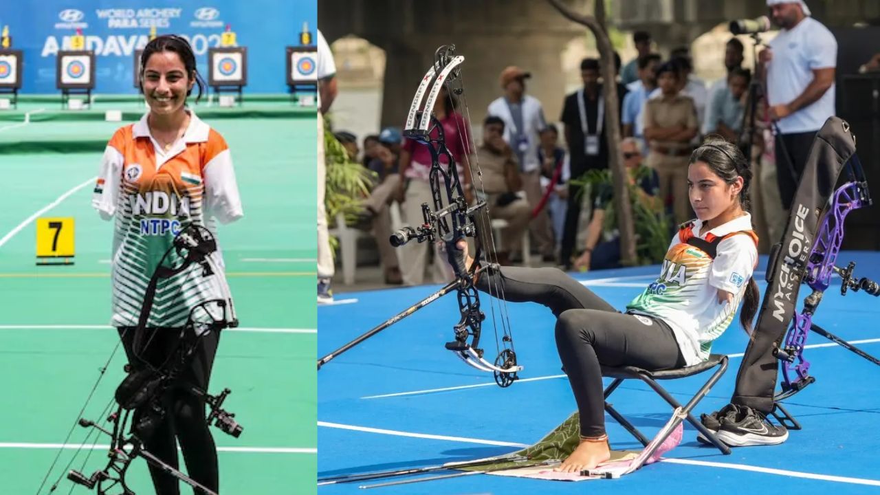 शीतल देवीचा ‘सुवर्ण बाण’! World Archery Para Series मध्ये कझाकस्तानच्या तिरंदाजावर मात; शूट-ऑफमध्ये बाजी मारत पटकावलं गोल्ड