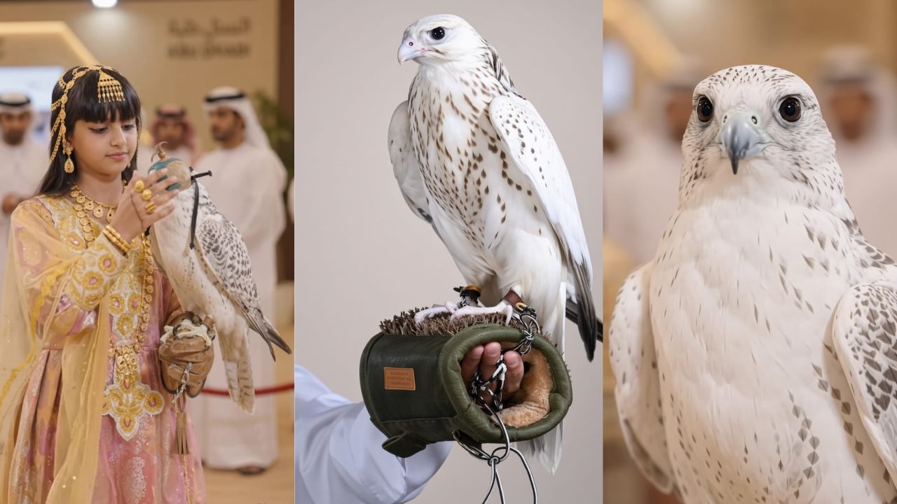 Falcon Auction: भाचीच्या आवडीसाठी काकाने मोजले 3.85 कोटी; अबू धाबीत विकला गेला जगातील सर्वात महागडा पांढरा ससाणा