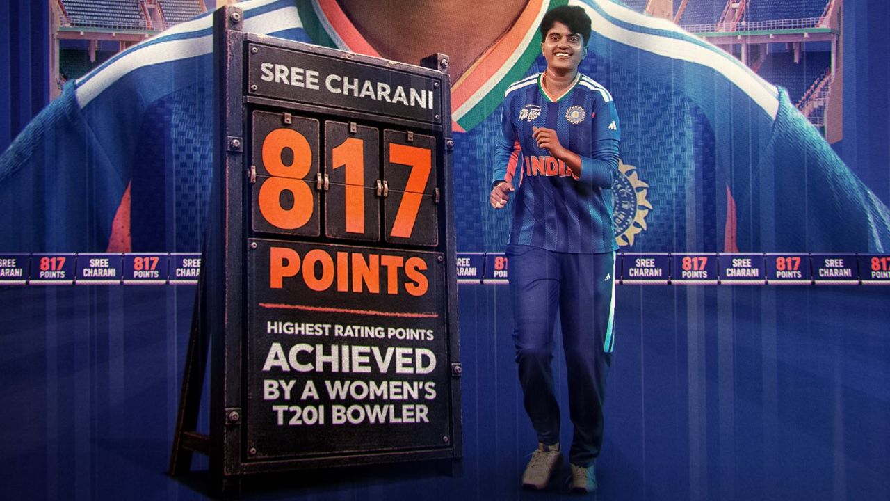 ICC T20 Ranking : श्री चरणीने रचला ‘हा’ नवा इतिहास, ऑस्ट्रेलियन गोलंदाजाचा विक्रमही मोडला