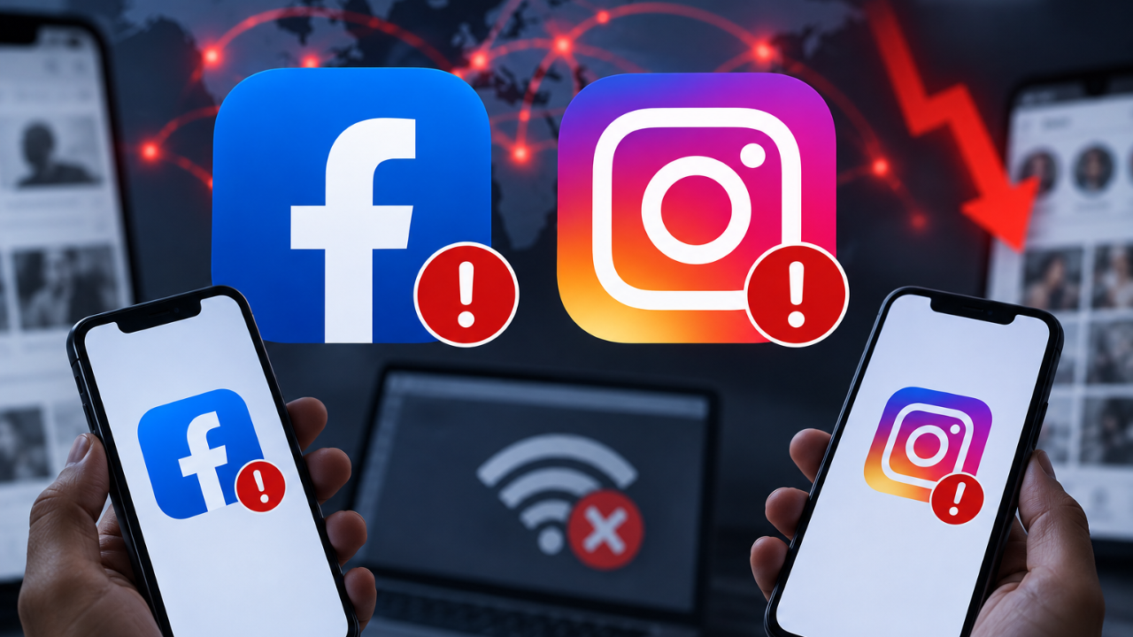 Social Media: आली का पंचाईत! Facebook-Instagram झालं Down, अमेरिकेनंतर आता भारतातही युजर्सची वाढली डोकेदुखी
