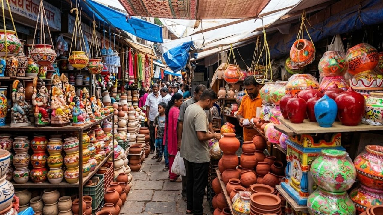 Thane News: ठाण्यात दहीहंडीच्या मडक्यांना मोठी मागणी; महागाईमुळे यंदा किमतीत किमान ५० रुपयांची वाढ