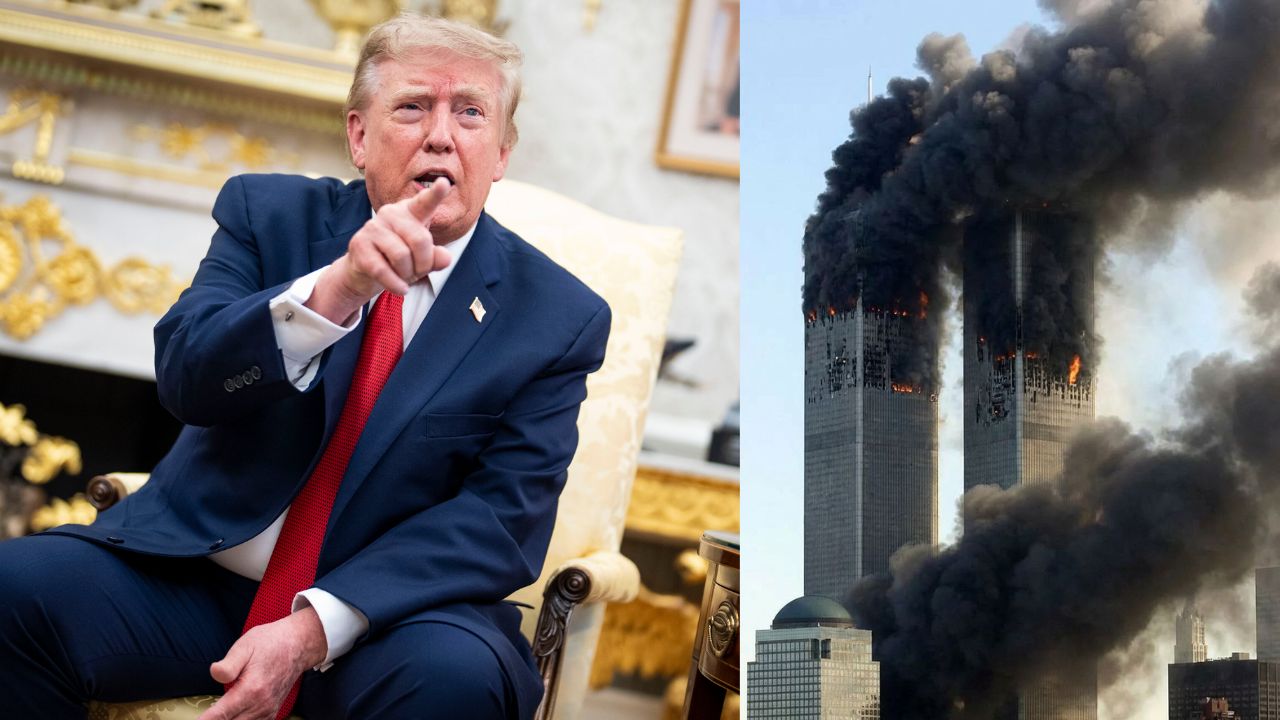 Trump911Claim : ‘दोन अग्निशामकांनी मला उचलून…’ 9/11 बाबत ट्रम्प यांनी मारल्या थापा; अमेरिकन मीडियाने केला ‘असा’ पर्दाफाश